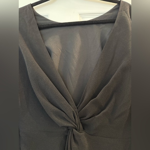 Dress the Population Mackenzie Back Twist Mini Dress Little Black Dress Small - Picture 8 of 11